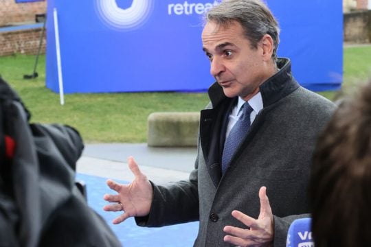Μητσοτάκης στη Σύνοδο Κορυφής: Η Ελλάδα είναι πρόθυμη συμμετάσχει σε οποιαδήποτε αποστολή για τα Στενά του Ορμούζ