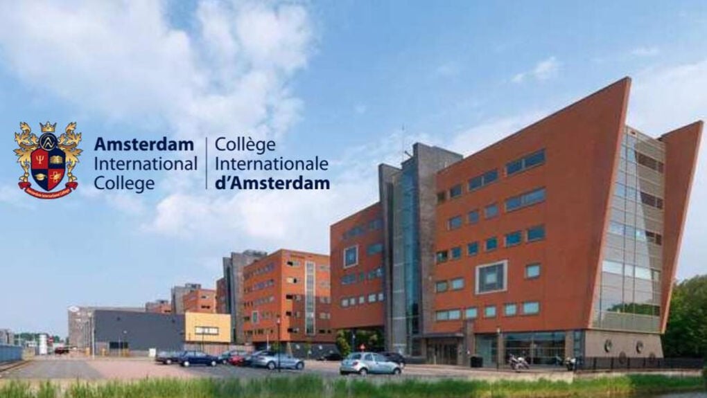 To Amsterdam International College, μετεξέλιξη του Amsterdam International University, τη συνεργασία με το οποίο διαφημίζει το κέντρο κατάρτισης του παραδείγματός μας