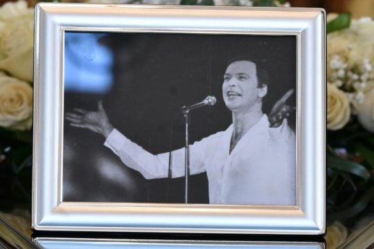 Το τελευταίο «αντίο» στον σπουδαίο Γιώργο Μαρίνο [εικόνες]