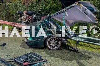 Σφοδρό τροχαίο στην Πύργου-Κυπαρισσίας: Τρεις τραυματίες, ο ένας σοβαρά [εικόνες - βίντεο]