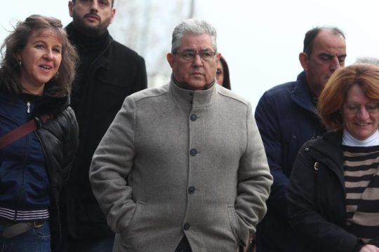 Ο Κουτσούμπας στο Λιτόχωρο για τα 80 χρόνια από την ίδρυση του Δημοκρατικού Στρατού
