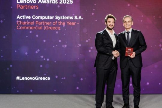 Η Active ανακηρύχθηκε Channel Partner of the Year - Commercial Greece