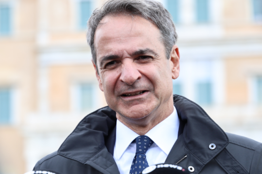 Ο Κυριάκος Νίξον και ο αντιπρόεδρος του Εδεσσαϊκού Παύλος Μαρινάκης