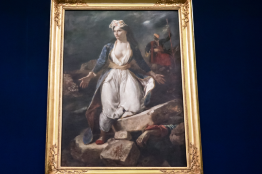 «Η Ελλάδα στα ερείπια του Μεσολογγίου» - Για πρώτη φορά στον τόπο του ο εμβληματικός πίνακας του Ντελακρουά [εικόνες]