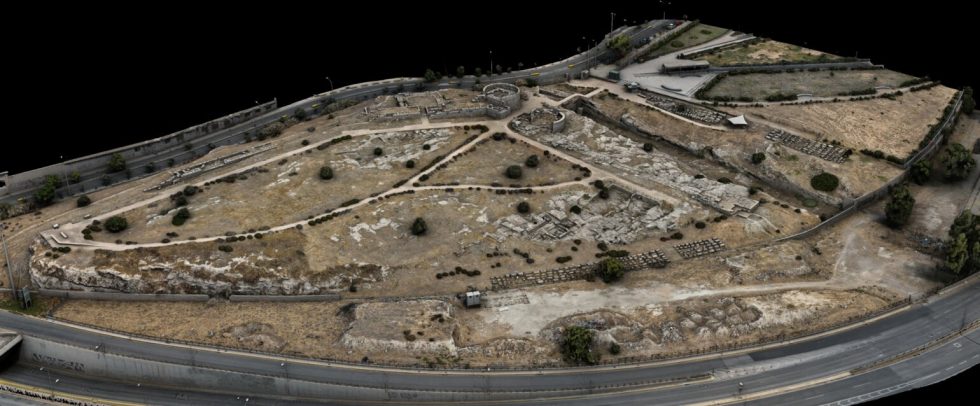 Γενική άποψη του αρχαιολογικού χώρου της Ηετιώνειας Πύλης Πειραιά. Υφιστάμενη κατάσταση | ΥΠ.ΠΟ.