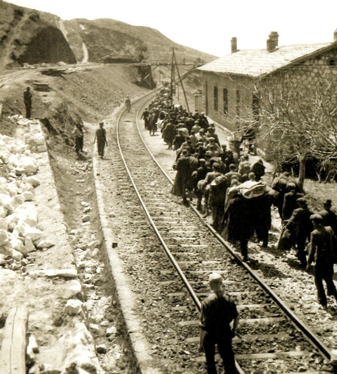 Το πέτρινο κτήριο του Σιδηροδρόμου - 20 Απριλίου 1943 | υπουργείο Πολιτισμού