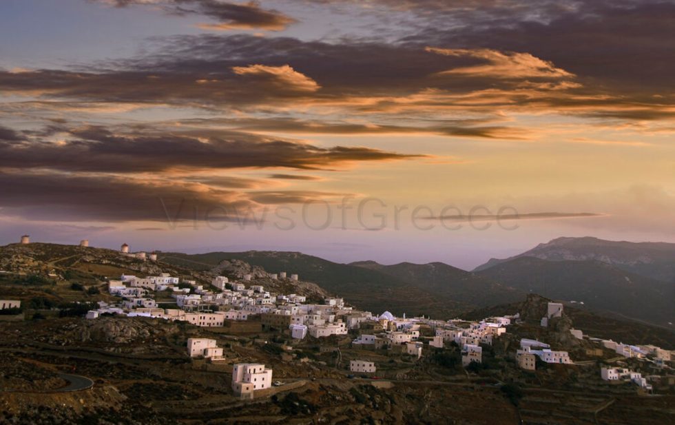 Αμοργός, η Χώρα σε χρώματα δειλινού