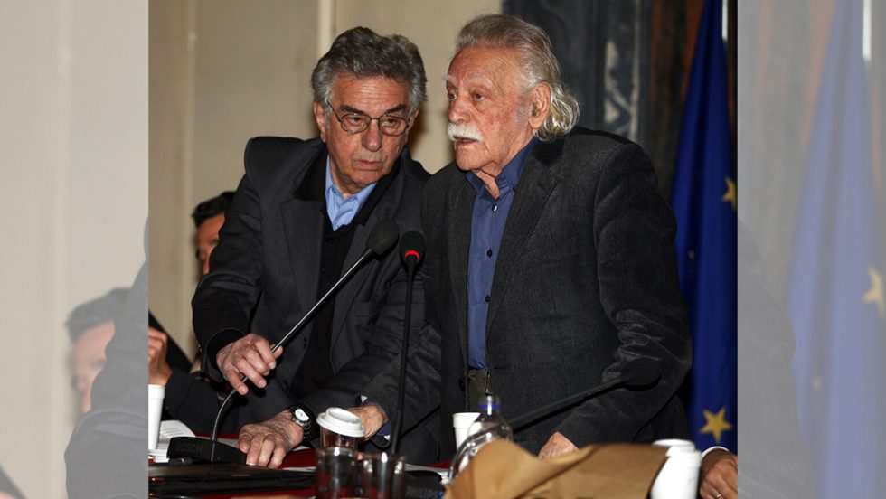 Mε τον Μανώλη Γλέζο