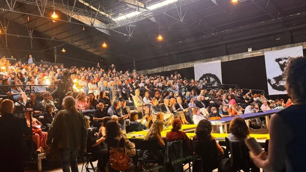 Η διαμόρφωση του χώρου Δ' της Πειραιώς 260 κατά τη χθεσινή παρουσίαση του προγράμματος