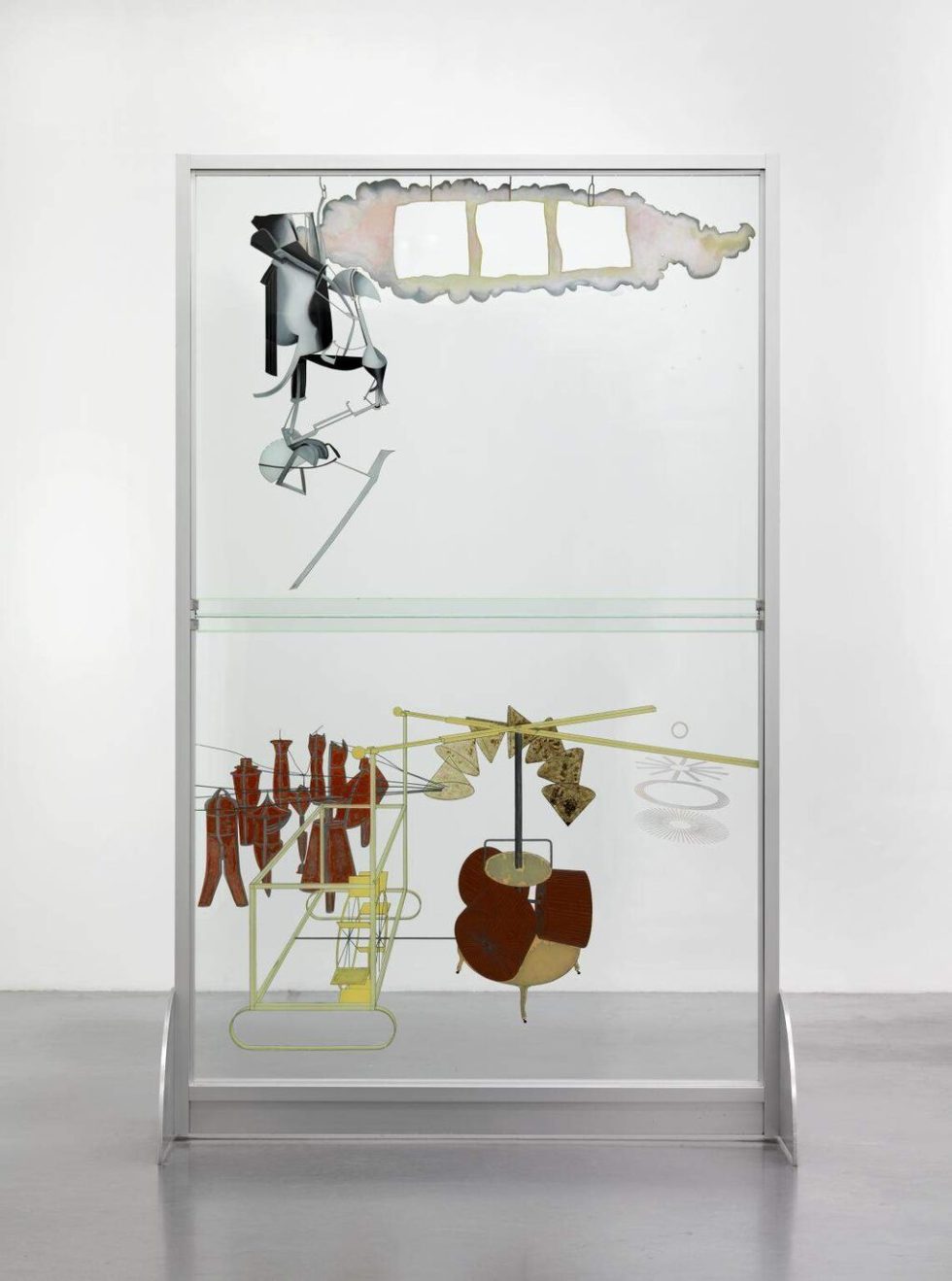«The Bride Stripped Bare by Her Bachelors, Even (The Large Glass)» | © Estate of Marcel Duchamp (Philadelphia Museum of Art)