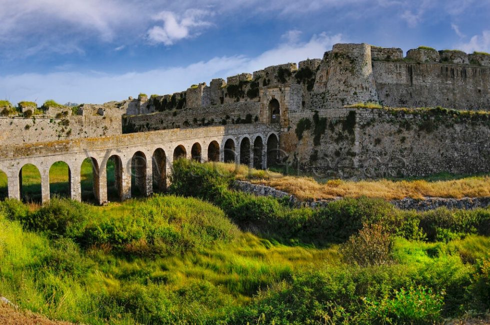 Η κεντρική είσοδος του κάστρου της Μεθώνης | ΑΡΧΕΙΟ ΘΟΔ. ΑΘΑΝΑΣΙΑΔΗΣ