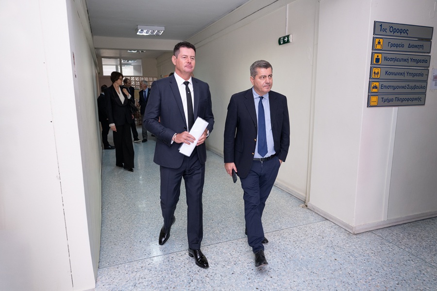 Karel Komarek, Ιδρυτής και Πρόεδρος της Allwyn, και Οδυσσέας Χριστοφόρου, Αναπληρωτής Διευθύνων Σύμβουλος της Allwyn στην Ελλάδα | Allwyn