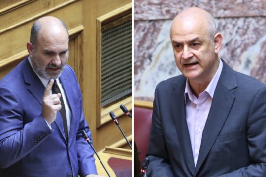 Επεισόδιο Μαρκόπουλου - Καζαμία στη Βουλή: «Είστε χουλιγκάνος και Κακοφωνίξ» - «Να σωπάσετε» [βίντεο]