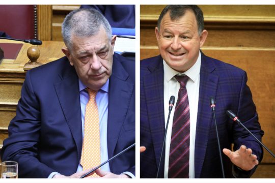 Νέο κρούσμα γκρίνιας στη ΝΔ: Τσακώθηκαν Ταχιάος - Γιόγακας στη Βουλή
