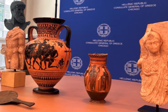 Πέντε αρχαιότητες επιστρέφουν από το Σικάγο στην Ελλάδα [εικόνες]