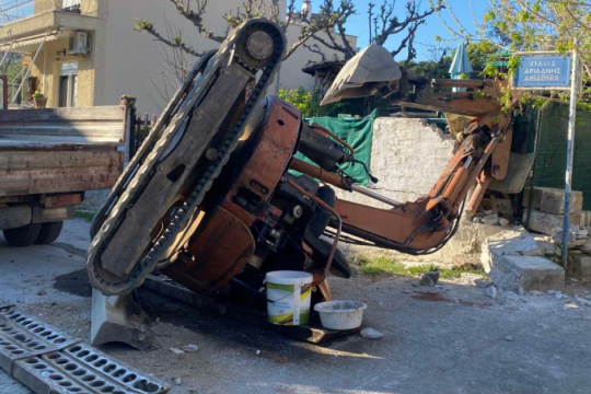 Εργατικό δυστύχημα στον Βόλο: Κατέληξε ο 58χρονος που καταπλακώθηκε από εκσκαφέα