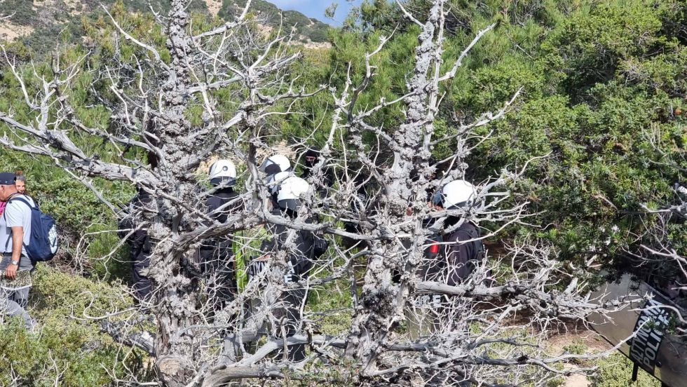 Τα ΜΑΤ στην Γαύδο | Facebook / Βαγγέλης Πνευματικάτος