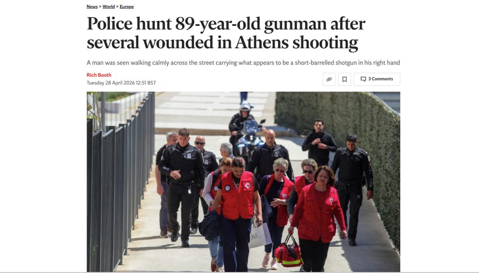 Πρωτοσέλιδο στα διεθνή ΜΜΕ η υπόθεση του 89χρονου: Πώς κάλυψαν τη διπλή επίθεση στην Αθήνα
