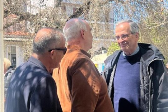 Συνάντηση Σαμαρά – Μεϊμαράκη στην Πύλο [εικόνες]
