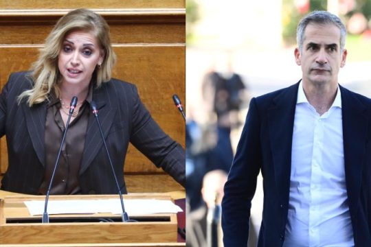 Η Ραλλία Χρηστίδου επικρίνει τον Κώστα Μπακογιάννη γιατί φωτογραφήθηκε με ψημένο αρνί: «Οπισθοδρομική κουλτούρα κυριαρχίας»
