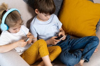 Τα παιδιά σε ευθεία γραμμή…