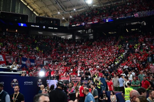 Final four: Ο μεγάλος τελικός του Ολυμπιακού με τη Ρεάλ – Σκορ 80-80 λίγο πριν το φινάλε
