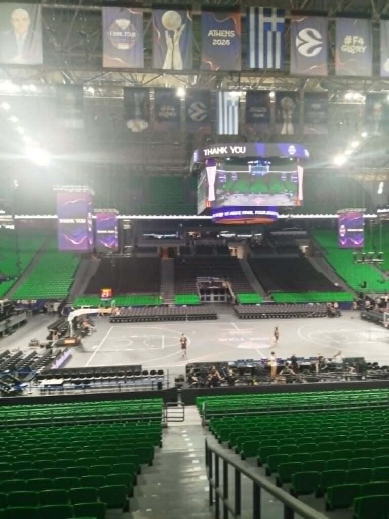 Final Four 2026: Οι πρώτες εικόνες από το ΟΑΚΑ