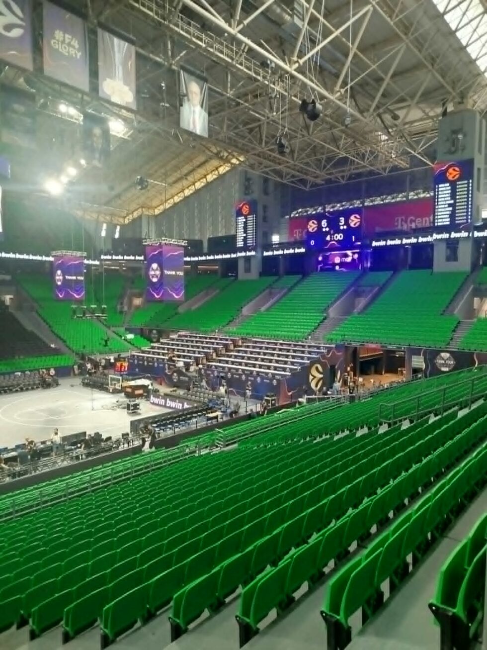 Final Four 2026: Οι πρώτες εικόνες από το ΟΑΚΑ