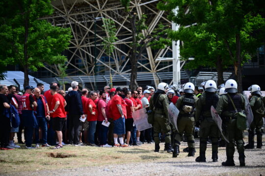Final four: Μια σύλληψη και επτά προσαγωγές έξω από το ΟΑΚΑ