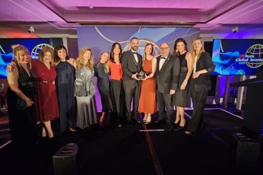 Διεθνής διάκριση της SOCIALDOO στα PR Week Global Awards στο Λονδίνο