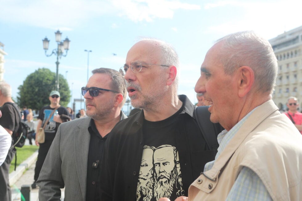 Οι παρουσίες στο κόμμα Καρυστιανού: Αυγερινός, Ψωμιάδης και αντιεμβολιαστής πολιτευτής της Νίκης [εικόνες – βίντεο]
