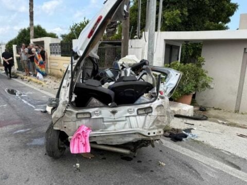 Τροχαίο στη Ρόδο: Βίντεο από τη σύγκρουση που σκότωσε μητέρα και κόρη