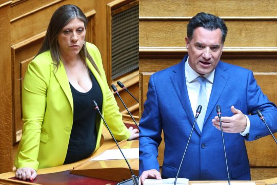 Σφοδρή σύγκρουση Κωνσταντοπούλου - Γεωργιάδη στη Βουλή: «Είναι παρακρατικός» - «Είσαι υποκρίτρια»