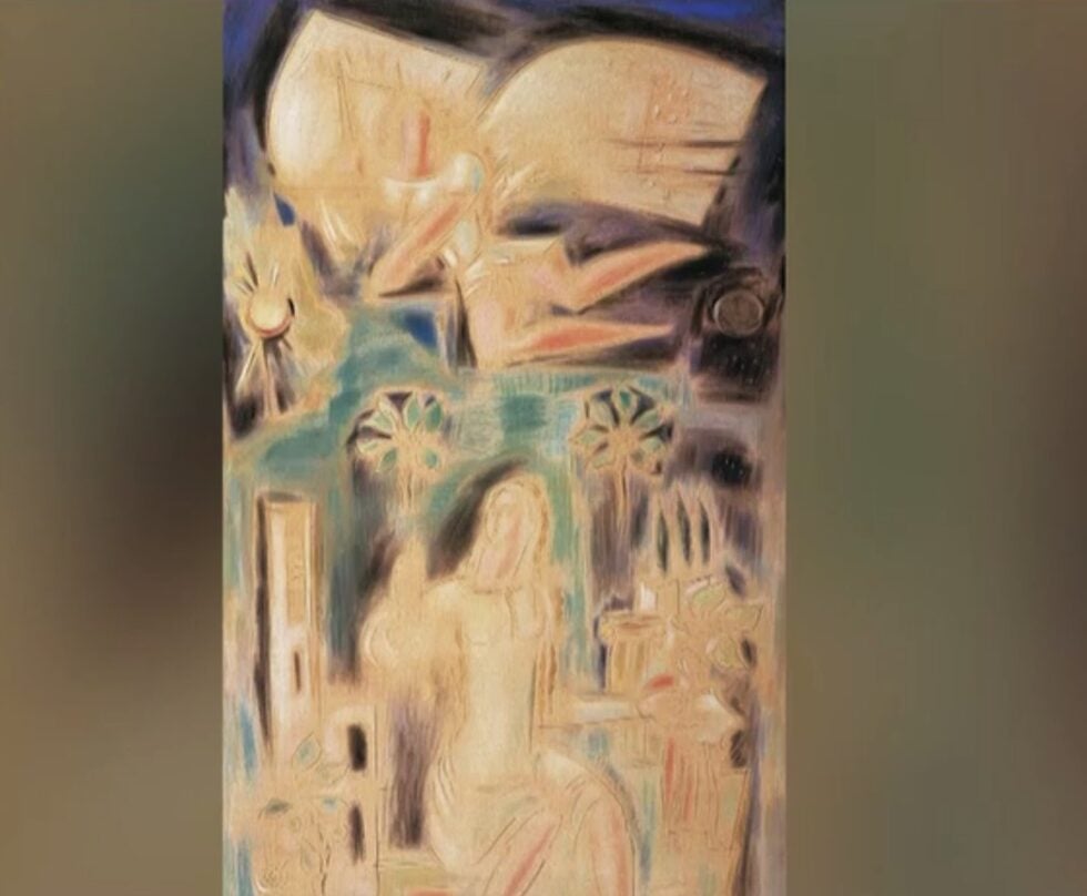 Το έργο του Κωνσταντίνου Παρθένη «Ποίηση (Ευαγγελισμός)»