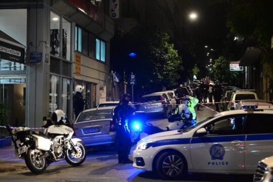 Αστυνομία στο κέντρο της Αθήνας