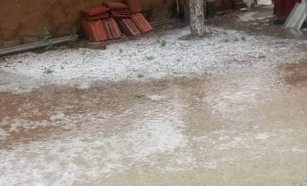Χαλάζόπτωση στο Δομοκό