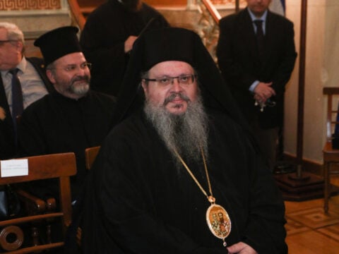 Ο Μητροπολίτης Λαρίσης Ιερώνυμος / EUROKINISSI