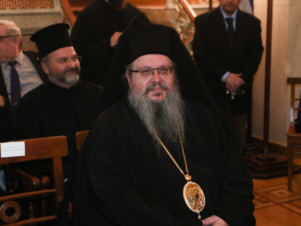 Ο Μητροπολίτης Λαρίσης Ιερώνυμος / EUROKINISSI