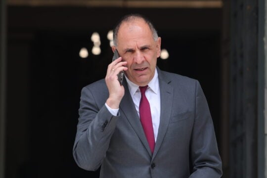 Ο Υπουργός Εξωτερικών, Γιώργος Γεραπετρίτης,