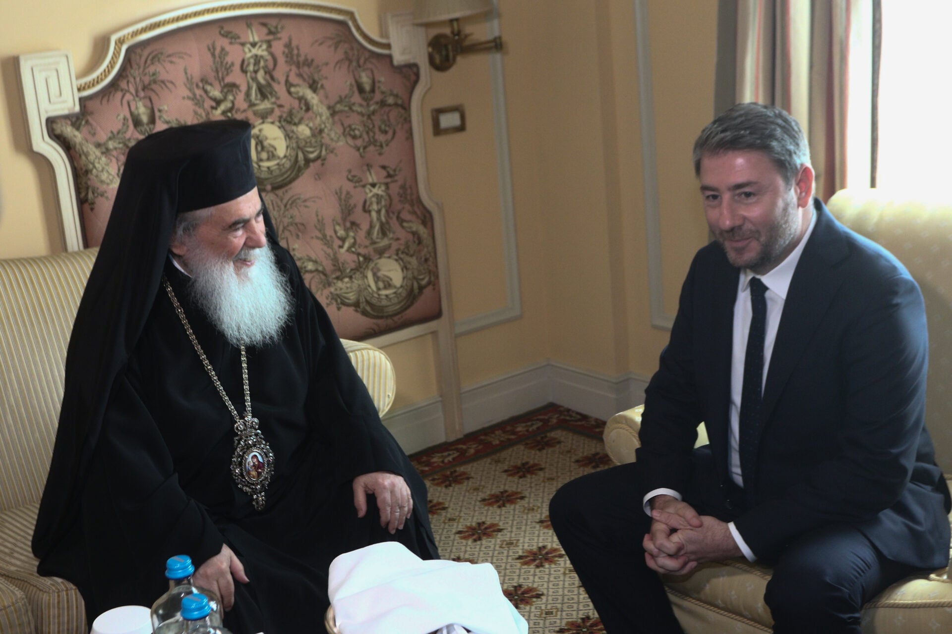 Ανδρουλάκης σε Πατριάρχη Ιεροσολύμων: «Είμαστε στο