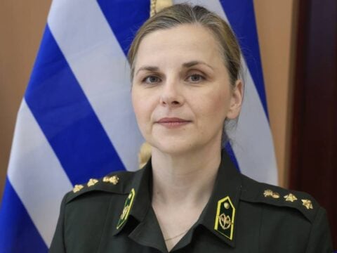Ανέλαβε καθήκοντα η πρώτη γυναίκα εκπρόσωπος Τύπου του ΓΕΕΘΑ [εικόνες]