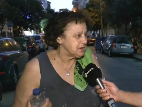 Η 75χρονη που πήδηξε από μπαλκόνι φλεγόμενη σπιτιού στην Καλλιθέα / ΕΡΤ / Glomex