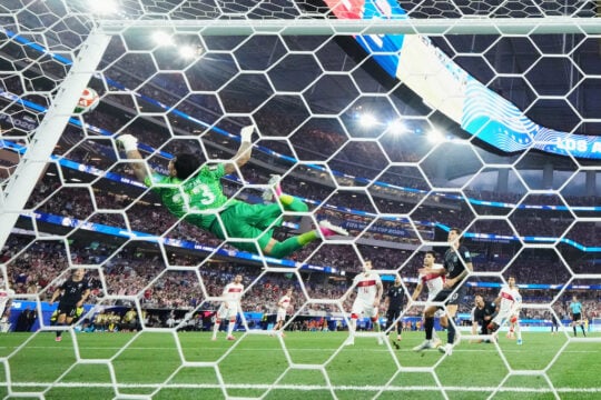 H Τουρκία επικράτησε με 3-2 των ΗΠΑ (AP Photo/Andre Penner)