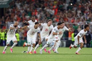 Το Μαρόκο επικράτησε με 3-2 στα πέναλτι επί της Ολλανδίας (AP Photo/Sofia Yaker)