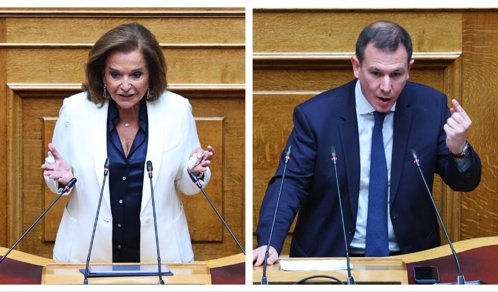 Κόντρα Μπακογιάνννη – Δουδωνή για το άρθρο 86: «Φοβάται πλειοψηφία της ΝΔ – Έχει αναλάβει τον ρόλο των πεθερικών της Βουλής»
