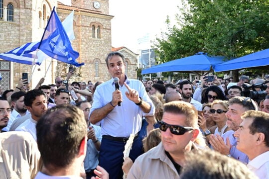 Μητσοτάκης από Αιγάλεω με το βλέμμα στον Τσίπρα: «Η Ελλάδα δεν θα γυρίσει σε παρελθόν που θέλουμε να ξεχάσουμε»
