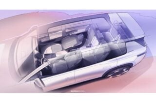 Η Skoda αποκαλύπτει τα πρώτα σκίτσα από το εσωτερικό του Peaq