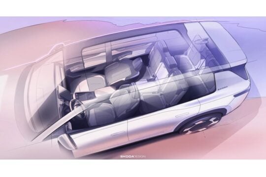 Η Skoda αποκαλύπτει τα πρώτα σκίτσα από το εσωτερικό του Peaq