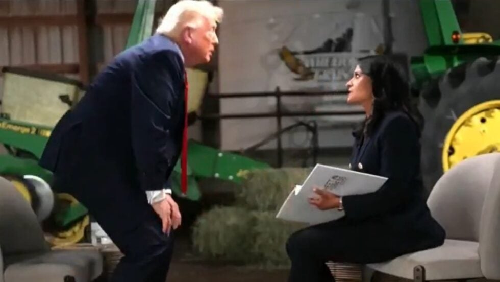 Ο Ντόναλντ Τραμπ σε συνέντευξη στο NBC
