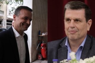 O Χάρης Δούκας και ο Δημήτρης Καιρίδης / EUROKINISSI